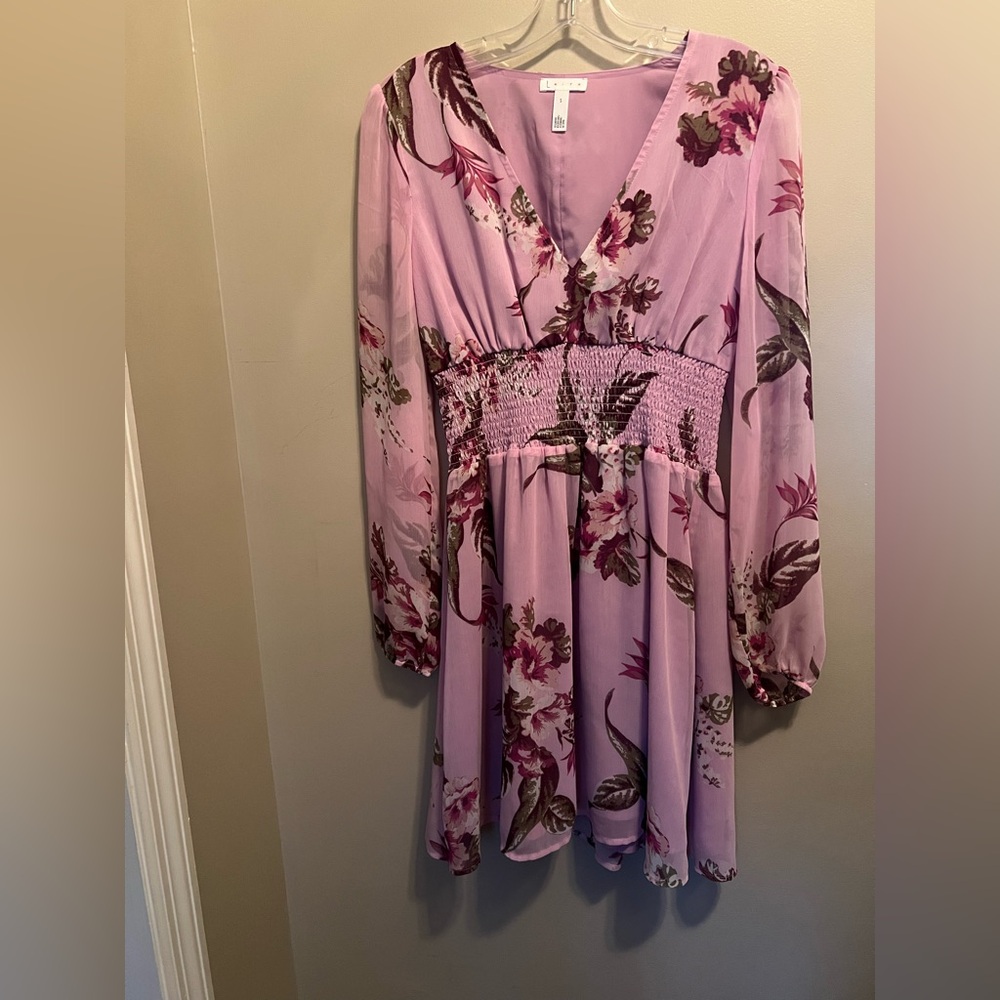 Leith Lavender Long Sleeve Dress